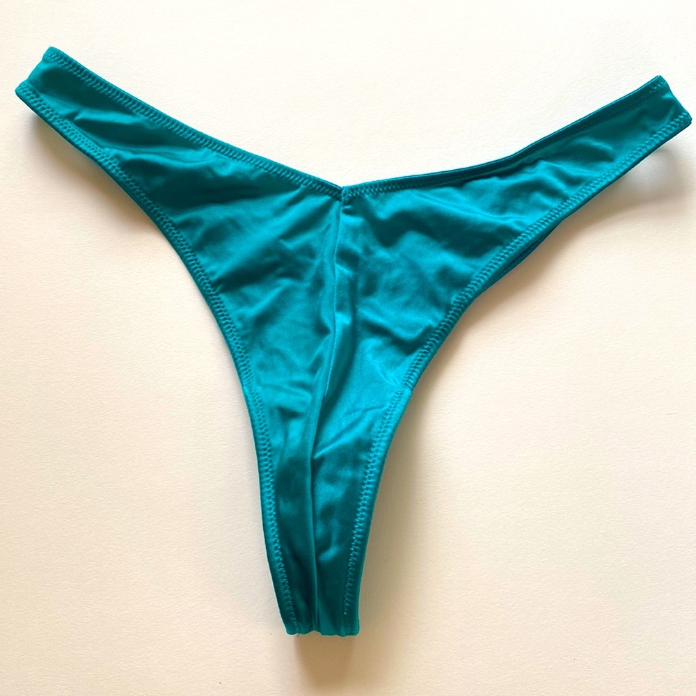 Victoria’s Secret Aqua blue thong